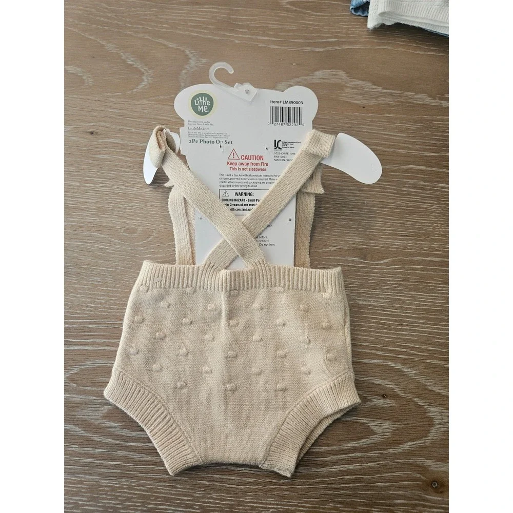 Little me baby girl‎ photo shoot outfit size 0-6 mos